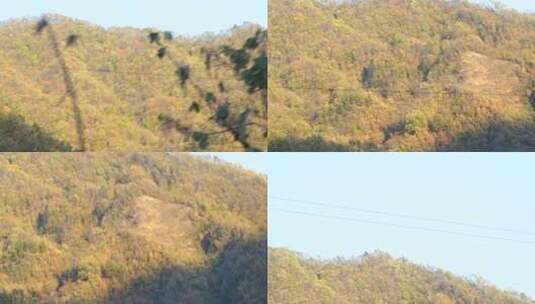 秦岭山水风景 秦岭 秋季 秦岭山脉高清在线视频素材下载