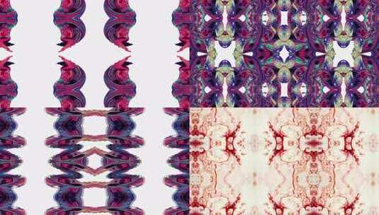 061 4K迷幻抽象液体泡沫背景高清在线视频素材下载