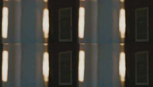 室内窗户光影模糊场景高清在线视频素材下载