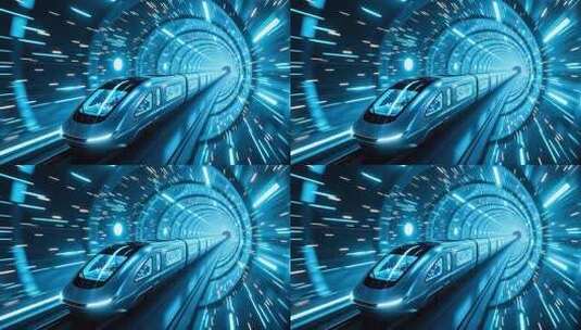 地铁时空隧道穿梭4K高清在线视频素材下载