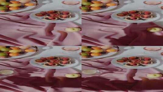 草莓水果美食鲜艳 2高清在线视频素材下载