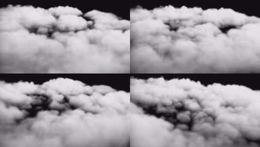 【Alpha通道】粒子流体云雾特效合成素材高清在线视频素材下载