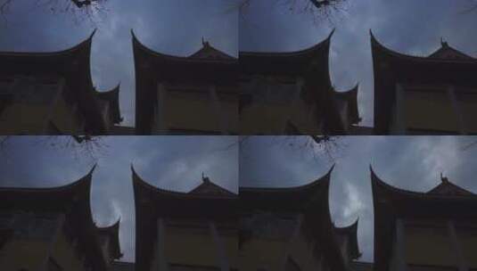 诗画江南 灵隐寺 园林建筑 禅 寺院高清在线视频素材下载
