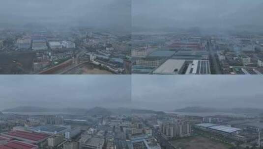 灵门村航拍空镜高清在线视频素材下载