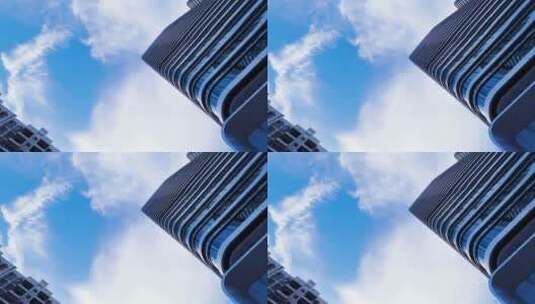 4K深圳都市高端商务高楼大厦高清在线视频素材下载