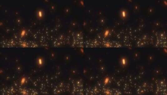 上升的火花 火焰红色循环 4k 透明背景高清在线视频素材下载