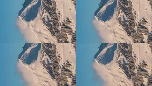 巨大雪山高清在线视频素材下载