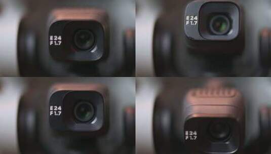 安装在无人机上的数码相机高清在线视频素材下载