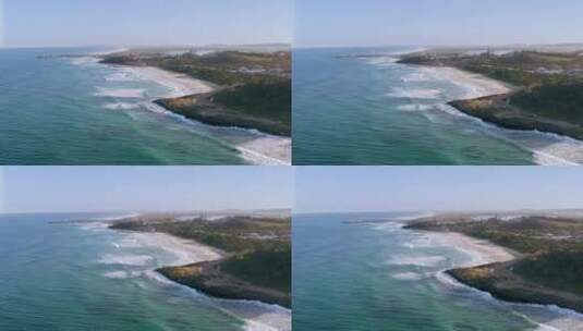 航拍新南威尔士州雪莱海滩高清在线视频素材下载