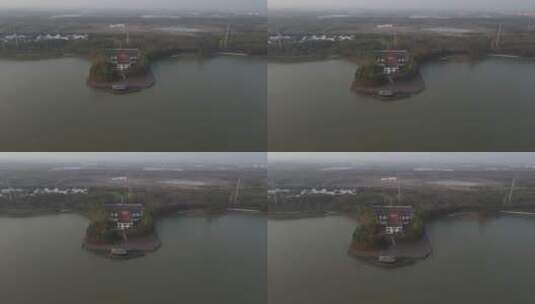 上海海湾国家森林公园4K航拍高清在线视频素材下载