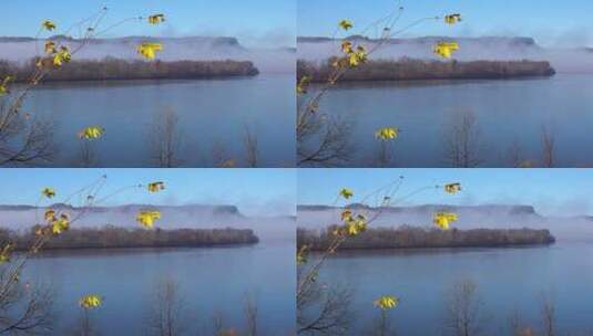 山川河流的美景高清在线视频素材下载