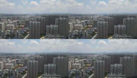 航拍城市高楼住宅小区高清在线视频素材下载