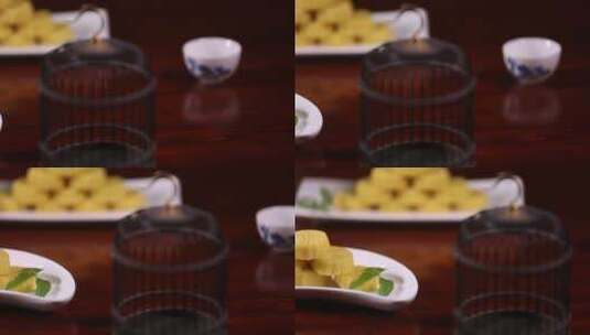 老北京糕点豌豆黄高清在线视频素材下载