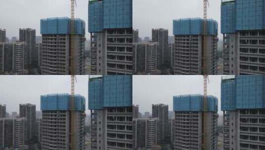 建造中的高楼高清在线视频素材下载