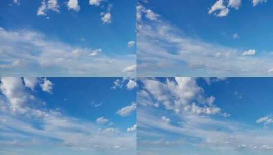 云朵蓝天白云延时2 4K高清在线视频素材下载
