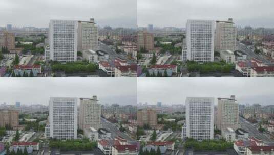上海华东理工大学校园航拍高清在线视频素材下载