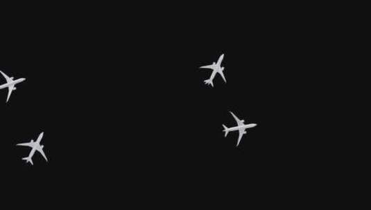 三维飞机动画带通道叠加绿幕视频素材11高清在线视频素材下载