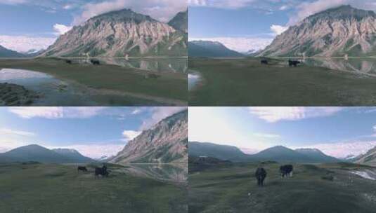 西藏航拍4K高清在线视频素材下载