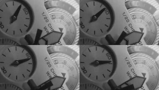 手表时钟时间跳秒针指针表盘高清在线视频素材下载