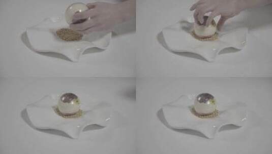 西餐甜点制作高清在线视频素材下载