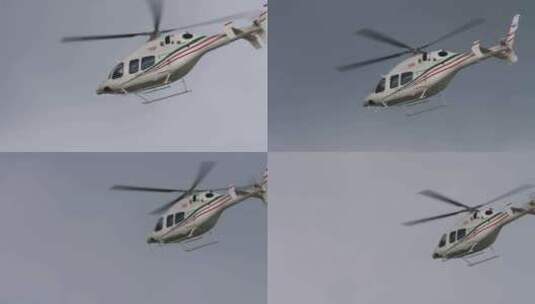 直升飞机飞翔高清在线视频素材下载