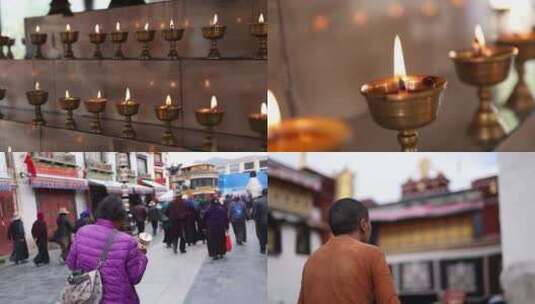 寺庙寺院各种佛像禅修禅意风景意境素材高清在线视频素材下载