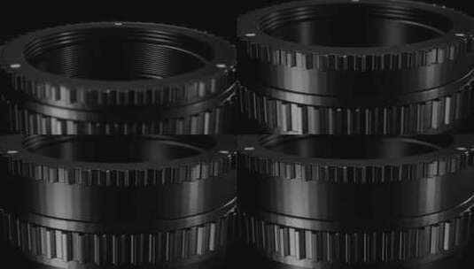 M42相机镜头螺旋形适配器高清在线视频素材下载