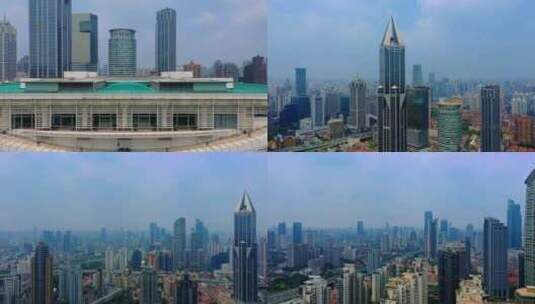 上海人民广场历史博物馆城市建筑高清在线视频素材下载