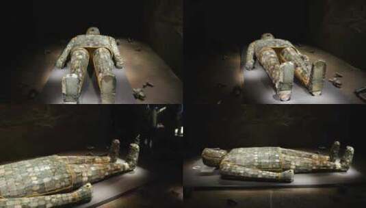 玉衣 艺术瑰宝汉代文物 徐州博物馆高清在线视频素材下载