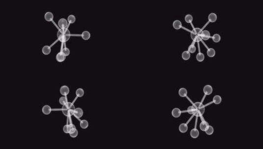 分子全息图高清在线视频素材下载