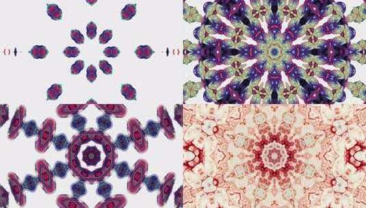 061 4K迷幻抽象液体泡沫万花筒背景高清在线视频素材下载