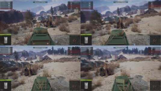 坦克的动画视频游戏高清在线视频素材下载