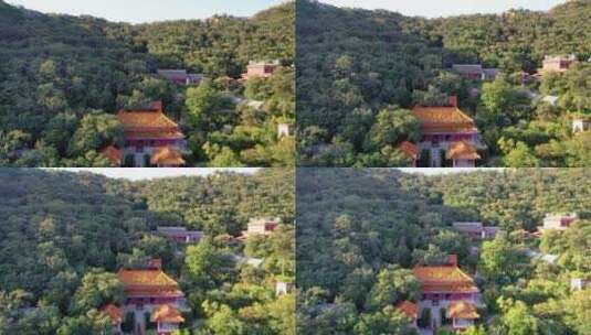 中国天津蓟县盘山风景区风光高清在线视频素材下载