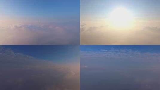 蓝天白云自然景观高清在线视频素材下载