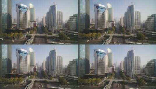 武汉城市航拍高清在线视频素材下载