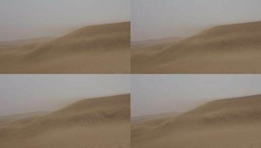 风吹过沙漠景观高清在线视频素材下载