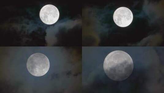 中秋月亮十五的月亮高清在线视频素材下载