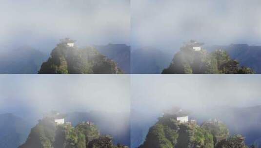 贵州梵净山航拍风光高清在线视频素材下载