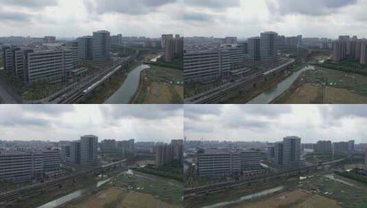 上海嘉定新城11号线地铁高清在线视频素材下载
