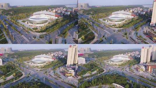 江西省吉安市泰和县体育中心高清在线视频素材下载