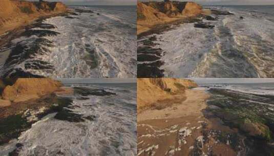 海洋与悬崖高清在线视频素材下载