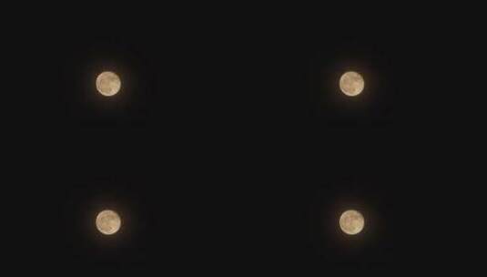 月亮穿过云朵升起来乌云月亮十五中秋节圆月高清在线视频素材下载