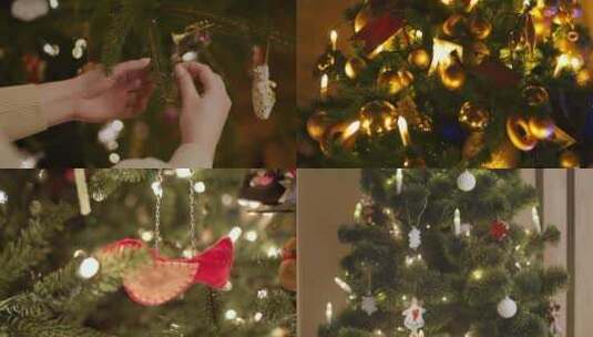 【合集】圣诞节圣诞树高清在线视频素材下载