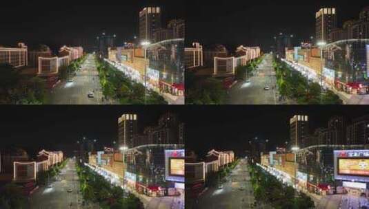 漳州市龙文区梧桥中路宝龙城市广场航拍高清在线视频素材下载