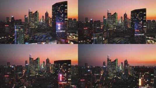 广州天河区珠江新城城市风光高清在线视频素材下载