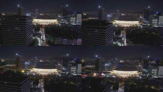广州白云站航拍高清在线视频素材下载