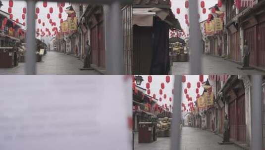 杭州空城河坊街高清在线视频素材下载