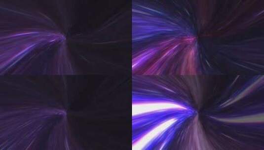抽象时空旅行紫色隧道高清在线视频素材下载