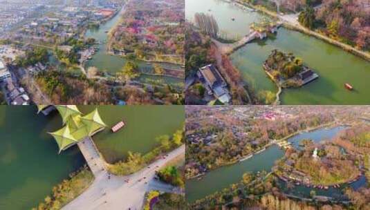 扬州瘦西湖 五亭桥高清在线视频素材下载