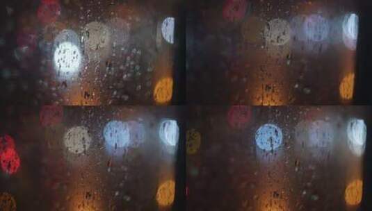 下雨车窗高清在线视频素材下载